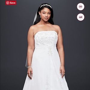 Wedding Dress - 14P Never Worn